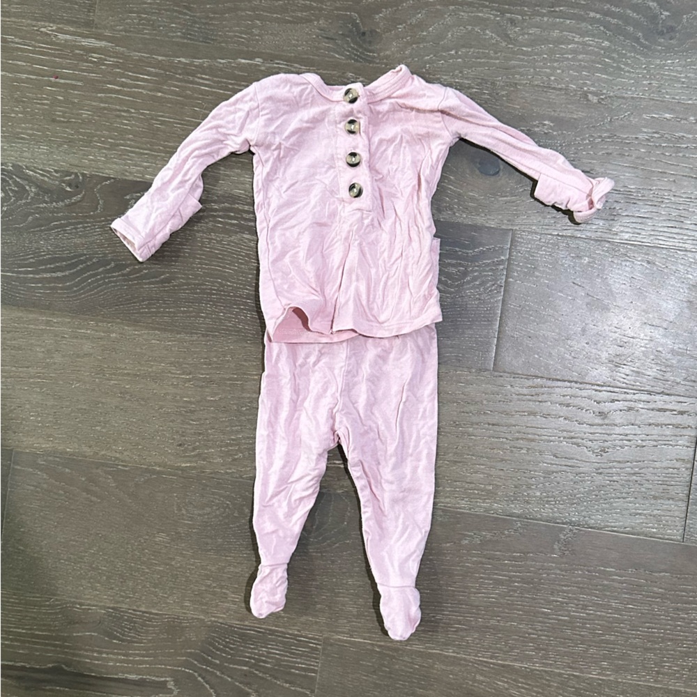 Lou Lou & Company Pink Kids Pajama Set